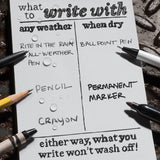 Rite in the Rain 4" x 6" Black Top-Spiral Notebook