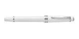 Bailey Light™ Polished White Resin Medium Nib Fountain Pen