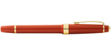 Bailey Light™ Polished Amber Resin and Gold Tone Fine Nib Fountain Pen