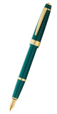Bailey Light™ Polished Green Resin and Gold Tone Extra-Fine Nib Fountain Pen
