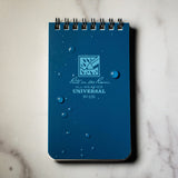 Rite in the Rain 3" x 5" Top Spiral Notebook, Blue